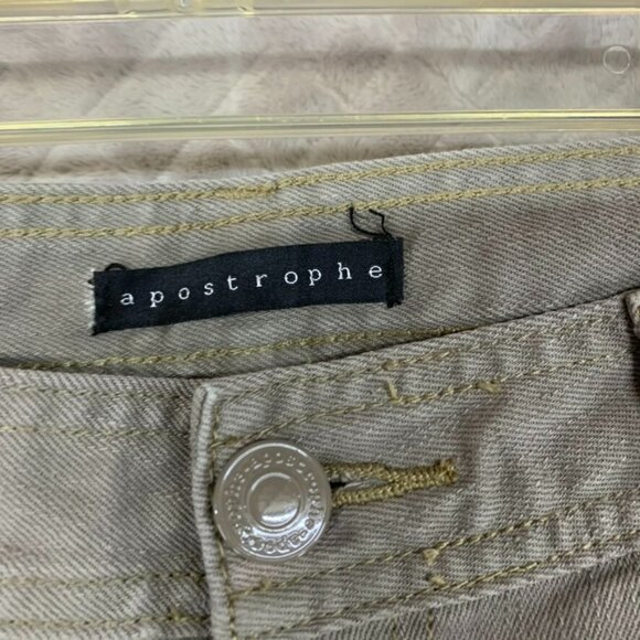 Apostrophe Womans 4 Denim Jeans Gray Skinny Ankle Zipper Low Rise Stretch - Picture 5 of 15